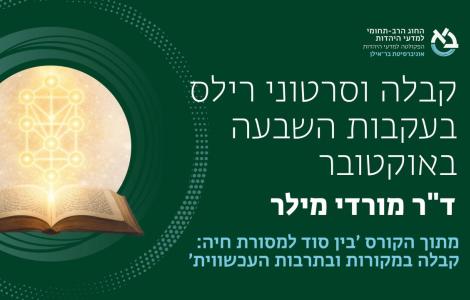 קבלה וסרטוני רילס- בעקבות השבעה באוקטובר ǀ ד"ר מורדי מילר, אוניברסיטת בן-גוריון